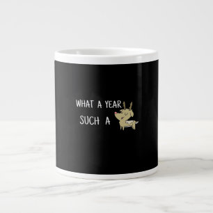 What A Fun Deer Moment Retro Style Large Coffee Mug