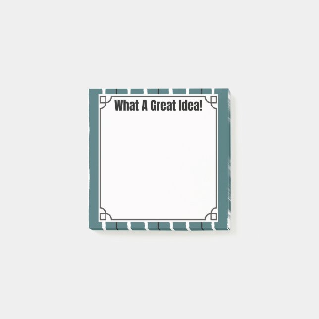 What a Great Idea! Post-it Notes (Front)