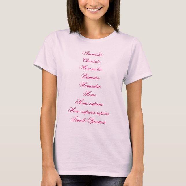 What a human female really is T-Shirt (Front)