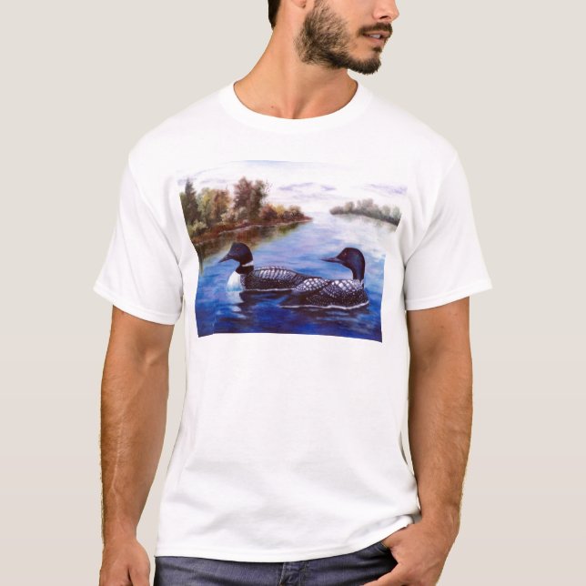 What A Pair Loon Adult Tshirt (Front)