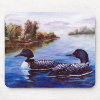 What A Pair Loon Mousepad