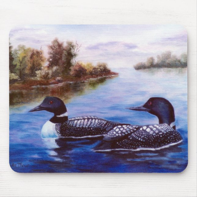 What A Pair Loon Mousepad (Front)