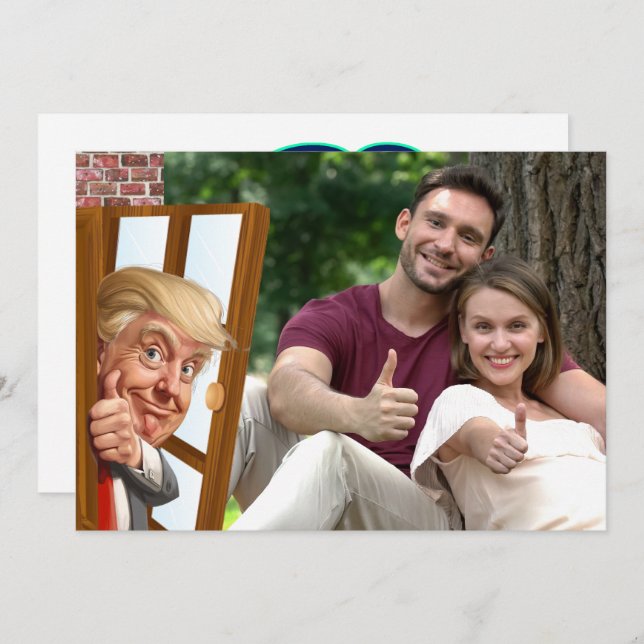 What a PHOTOBOMB ALL OCCASION or  Holiday Card (Front/Back)