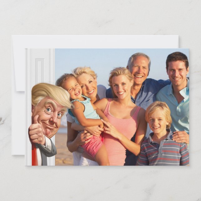 What a PHOTOBOMB  Holiday Card (Front)