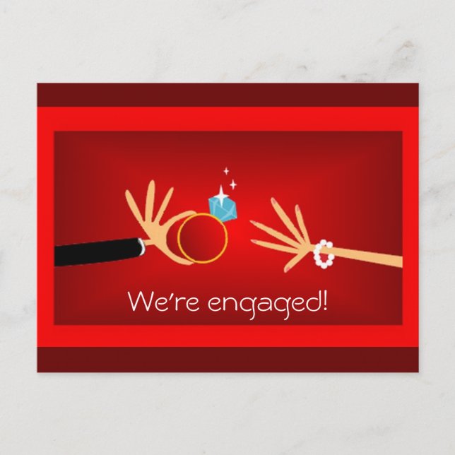 WHAT A ROCK! - Red Invitation Postcard (Front)