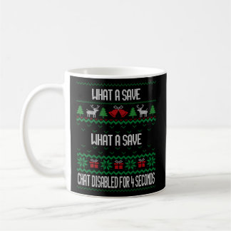 What A Save Chat Disabled Rocket Soccer Game Coffee Mug