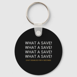 What A Save Chat Disabled Rocket Soccer Game Key Ring