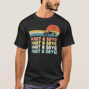 What a save Vintage Retro Rocket Soccer Car League T-Shirt