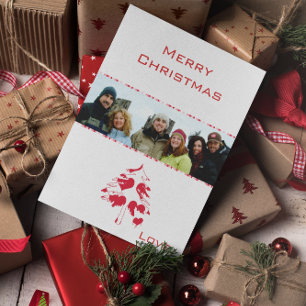 What A Savior Merry Christmas & Your Family Photo Holiday Card