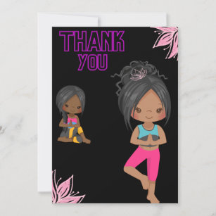 What a Stretch Thank You Card