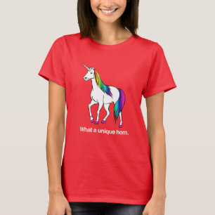 WHAT A UNIQUE HORN - WHITE -.png T-Shirt