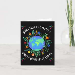 What A Wonderful Earth Day Card