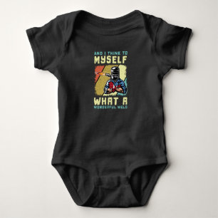 What A Wonderful Weld Welder Funny Welding Baby Bodysuit