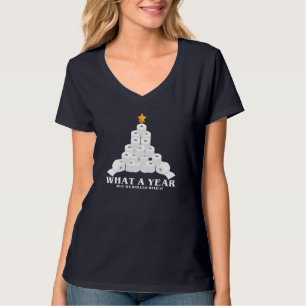 What A Year But We Rolled With It Toilet Paper Xma T-Shirt