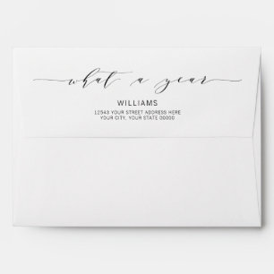 What a Year Envelope