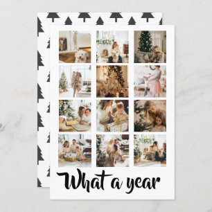 What a Year What Fun Photo Christmas Personalised Holiday Card