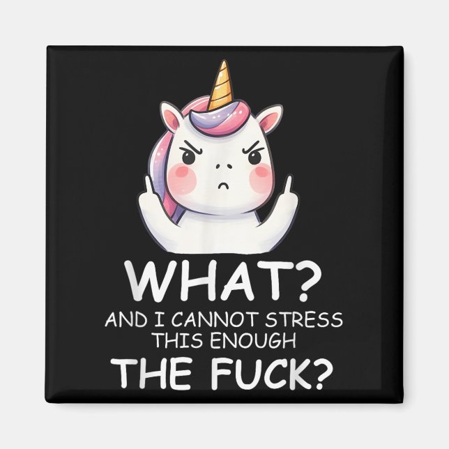 What &amp; I Cannot Stress This Enough The Fck Sig Magnet (Front)