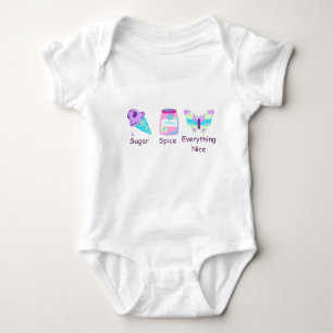 What are Little Girls Made of Baby Bodysuit