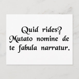 What are you laughing at? Just change the name.... Postcard