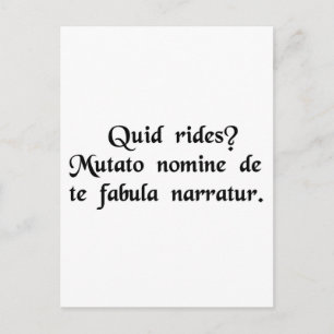 What are you laughing at? Just change the name.... Postcard