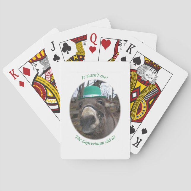 "What are you looking at?" Playing Cards (Back)