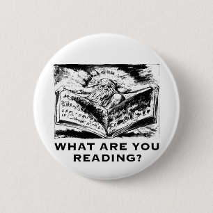 What Are You Reading Urizen 6 Cm Round Badge