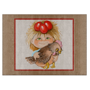 What Came First Chicken or Egg? Cutting Board