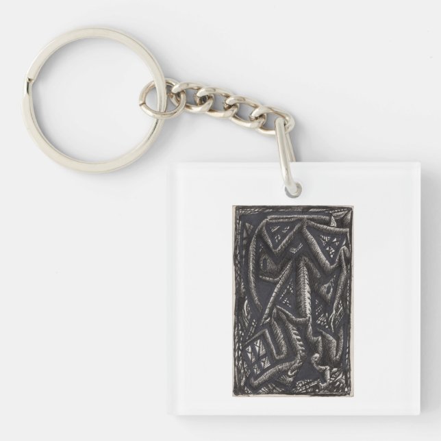 What can he know... of the heart? key ring (Front)