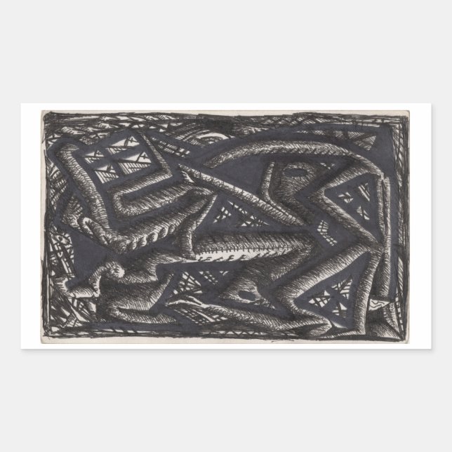 What can he know... of the heart? rectangular sticker (Front)