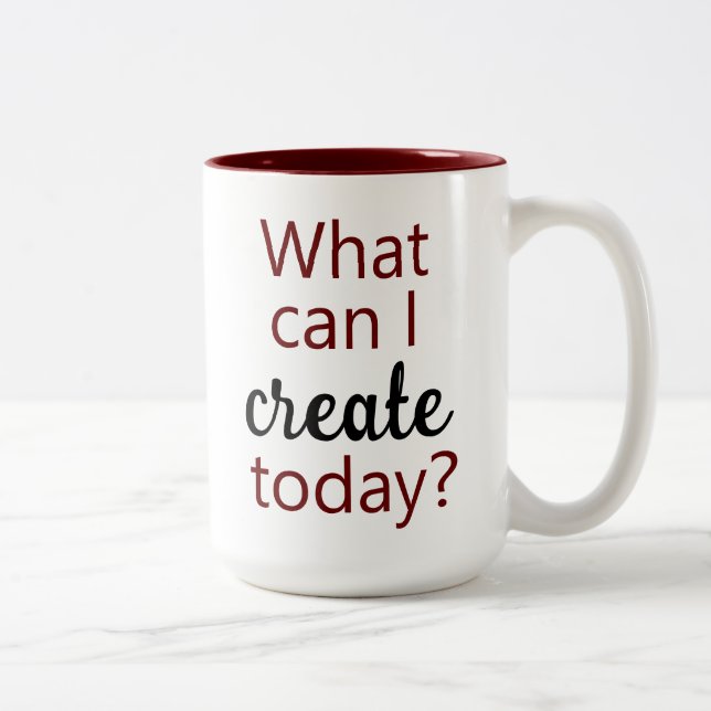 What Can I Create Today? Coffee Mug (Right)