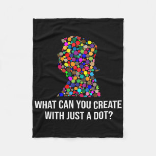 What Can You Create With Just A Dot Funny Trump Do Fleece Blanket