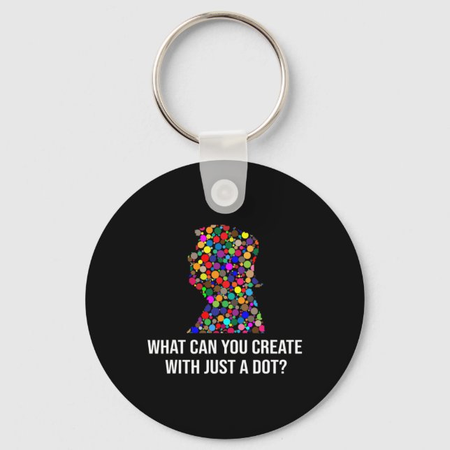What Can You Create With Just A Dot Funny Trump Do Key Ring (Front)