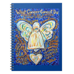 What Cancer Cannot Do Angel Art Notebook Journal