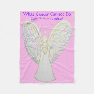 What Cancer Cannot Do Angel Chemo Custom Blanket