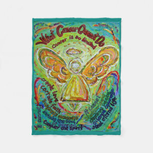 What Cancer Cannot Do Angel Chemo Custom Blanket