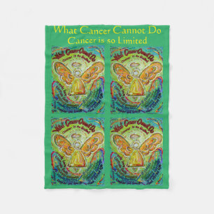 What Cancer Cannot Do Angel Chemo Custom Blanket