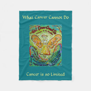 What Cancer Cannot Do Angel Chemo Custom Blanket