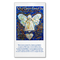 What Cancer Cannot Do Angel Poem Custom Magnets