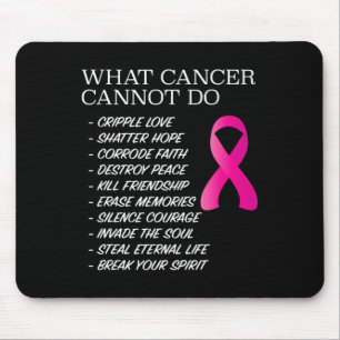 What Cancer Cannot Do - Awareness - Inspiration Mouse Mat