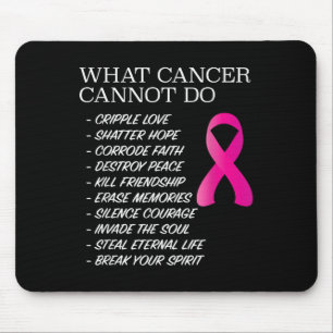 What Cancer Cannot Do - _ Awareness - Insration  Mouse Mat
