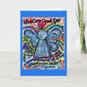 What Cancer Cannot Do Custom Art Greeting Card