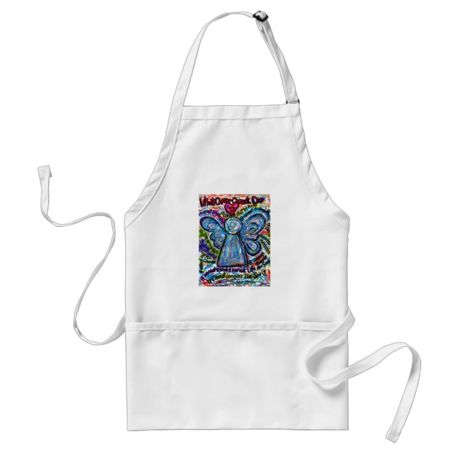 What Cancer Cannot Do Poem Angel Art Custom Apron (Front)