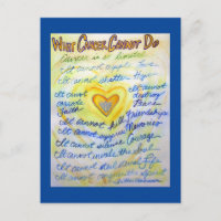 What Cancer Cannot Do Poem Angel Art Postcards