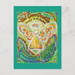 What Cancer Cannot Do Poem Angel Art Postcards