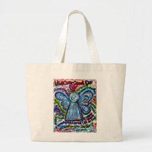 What Cancer Cannot Do Poem Angel Art Tote Bag