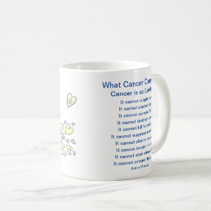 What Cancer Cannot Do Poem Angel Coffee Mug Cup