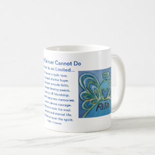 What Cancer Cannot Do Poem Angel Coffee Mug Cup