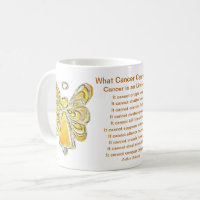 What Cancer Cannot Do Poem Art Coffee Mug Cup