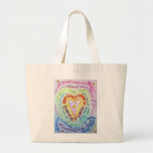 What Cancer Cannot Do Poem Heart Art Tote Bag