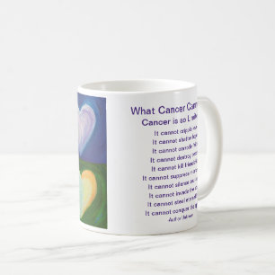 What Cancer Cannot Do Poem Heart Coffee Cup Mug